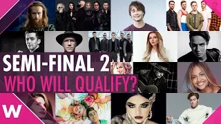 Eurovision 2018: Semi-Final 2 Qualifiers? (PREDICTION)