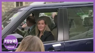 "The Queen Has Been Amazing": Sophie and Prince Edward Comment Outside Windsor Castle