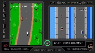 Spy Hunter (Arcade vs Nes) Side by Side Comparison | Vc Decide