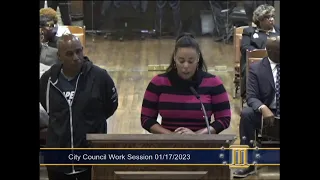 MONTGOMERY CITY COUNCIL WORK SESSION (01/17/23)