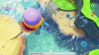 Super Mario Odyssey - Seaside Kingdom Moon #5: The Glass Is Half Full, Boss Fight 🌙🌙🌙