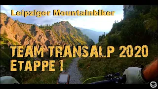 Leipziger Mountainbiker Team Transalp 2020 Etappe 1 || Oberstdorf - Klösterle