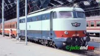 Milano Centrale 1992 - E444 Tartaruga - E656 - E633 - RABe SBB Graue Maus