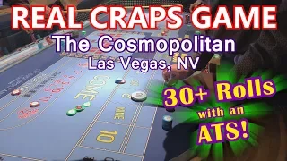 AWESOME 30+ ROLLS! - Live Craps Game #30 - The Cosmopolitan, Las Vegas, NV - Inside the Casino