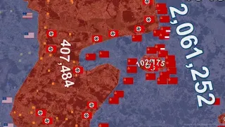 Battle of berlin in 1minute using google Earth