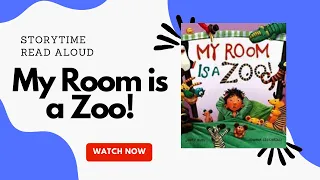 "My Room is a Zoo!" Phonological Awareness Alphabet Story Time Read Aloud Children's Book for Kids