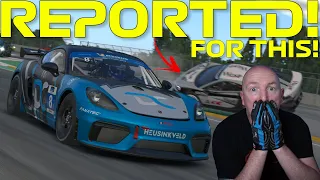 I'm being reported and I DQ'd someone else! | iRacing GT4 Open at Montreal | Porsche Cayman GT4