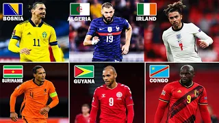 Top Players Who Didn’t Play For Their Original Countries FT I Ibrahimovic,Lukaku,Van Dijk  2022