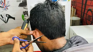 Simple Hair Cutting ~ Step By Step Tutorial/ सिंपल कटिंग करने का आसान तरीका  / Sahil barber