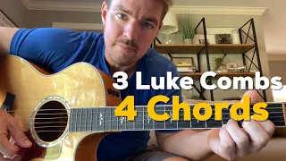 3 Luke Combs Songs With Same Chords / Patterns