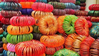 फिरोजाबाद चूड़ी मार्केट होलसेल🔥| Bangles Set Wholesale Market 😱| #Firozabad Market | Bahadur Bangle