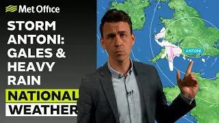 04/08/2023 – Unseasonable Weather on the Way – Evening Weather Forecast UK – Met Office Weather