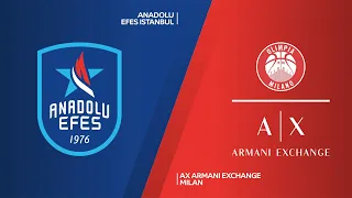 Anadolu Efes Istanbul - AX Armani Exchange Milan Highlights | EuroLeague, RS Round 15