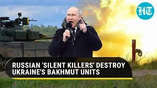 Russia's T-80 'Silent Killers' shell Ukrainian units hiding in abandoned Bakhmut buildings | Watch