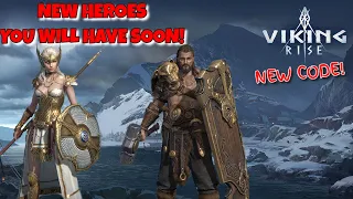 4 NEW Legendary Heroes & NEW Code Viking Rise