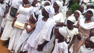 Eglise Harriste: Procession du 27 juillet 2018 a Grand Alépé Vidéo 2