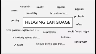 Hedging Language - Academic Writing