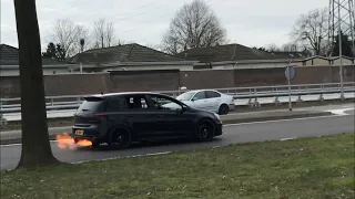 LOUDEST STAGE 1 VW GOLF 6 GTI WITH BULL X EXHAUST SHOOTING FLAMES & INSANE BANGS!!