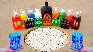 Twister, Monster, Mirinda, Coca ,Fanta , 7UP, Pepsi , Sprite vs Mentos Underground