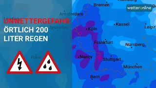 Achtung ⚠️⚠️: Unwetter durch Hagel, Sturm und Hochwasser