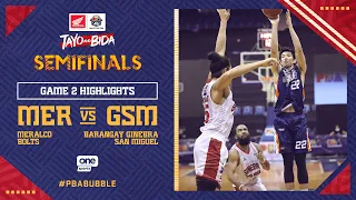 Highlights G2: Meralco vs Ginebra | PBA Philippine Cup 2020 Semifinals