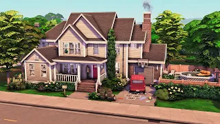 Realistic Suburban Family Home | The Sims 4 Speed Build