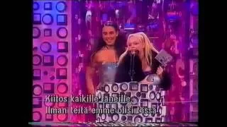 Spice Girls MTV Music Awards 1998 (Finnish subtitles)