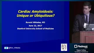 Cardiac Amyloidosis: Unique or Ubiquitous?