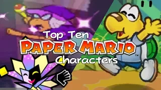 Top Ten Paper Mario Characters