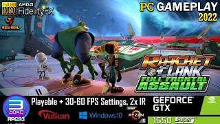 RPCS3 Ratchet and Clank Full Frontal Assault PC Gameplay | Playable | PS3 Emulator | 1080p | 2022