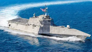 Inside US Futuristic $400 Million Stealth Ship Patrolling the Sea