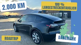 2000 km Roadtrip mit dem Tesla Model Y auf Langstrecke zeigt, wie reisetauglich Elektroautos sind