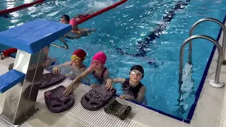 Yüzme öğreniyorum performans grubumuzun antrenmanı