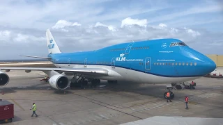 KLM Boeing 747-400 | Departure from Curaçao