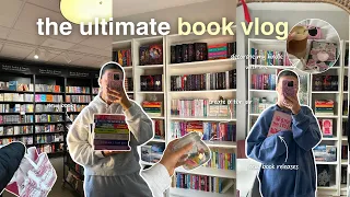 the ultimate bookish vlog 🏹🪽 | book shopping, reading, bookshelf reorganisation & more