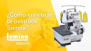 Máquina de coser overlock Lumina Sienna  - ¿Cómo enhebrarla?🧵✨