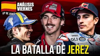 BAGNAIA , VIÑALES Y MÁRQUEZ SE PONEN SERIOS EN JEREZ | MOTOGP | ANÁLISIS VIERNES