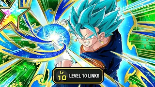 SHOWCASE VEGITO BLUE TEQ EZA FULL ABILITY LINK 10 || Dragon Ball Z Dokkan Battle ITA