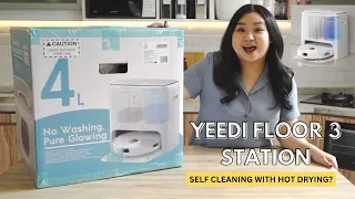 REVIEW ROBOT VACUUM BISA SELF CLEANING &  HOT DRYING | YEEDI FLOOR 3 STATION UNBOXING