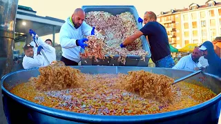 2.5 Tons of Beef Tripe Cooked in the Giant Pot, Sold Out in 4 Hours! Italy Street Food