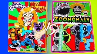 MAKING ZOONOMALY ZOOKEEPER🦥 vs SMILING CRITTERS🐾 GAMINGBOOK (+SQUISHY PLAY)