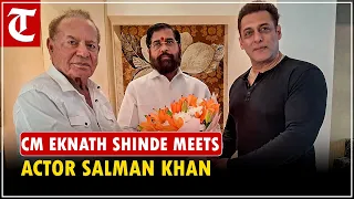 Maharashtra CM Shinde visits Salman’s house; asks police to increase security for actor, kin