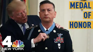 Medal of Honor Recipient Says 'I Wish All Veterans Could Feel Half of This Love' | NBC New York