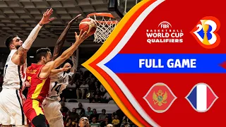 🇲🇪 MNE - 🇫🇷 FRA | Basketball Full Game - #FIBAWC 2023 Qualifiers