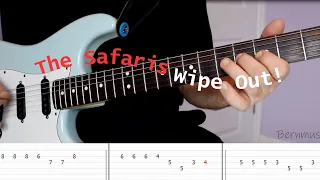 Wipe Out Guitar cover with tab!