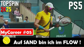 TOPSPIN 2K25 🎾 PS5 | Karriere #05 - TURNIER in PRAG: Auf SAND bin ich JETZT richtig im FLOW !