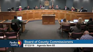 Board of County Commissioners Public Hearing - 7/23/19