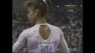 Betty Okino (USA) - Olympics 1992 - Balance Beam Final