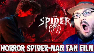 SCREAMING at Scary Spider-Man Fan Film..... THE SPIDER | Horror Spider-Man Fan Film REACTION!!!