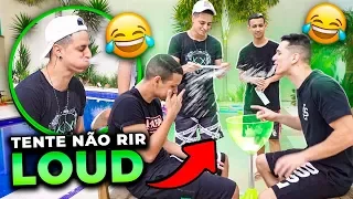 TENTE NÃO RIR DAS PIORES PIADAS CUSPINDO ÁGUA NA CARA DA LOUD!!